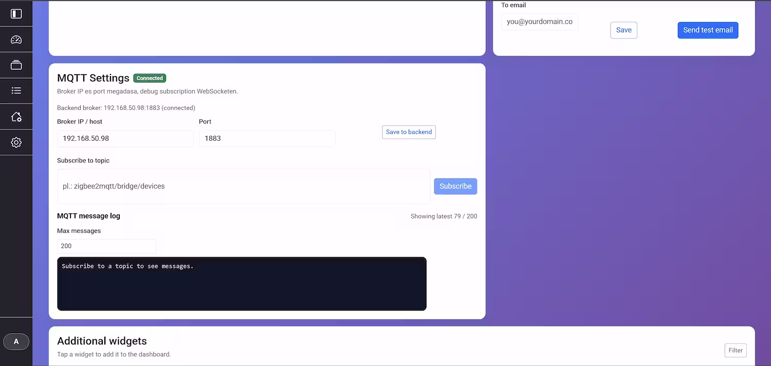 MQTT Settings